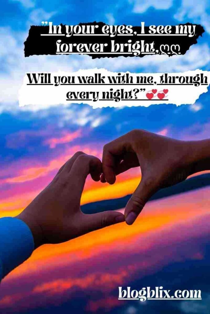 Propose Shayari In English 