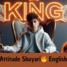 [ 500+] Attitude Shayari🔥 English 2 Line