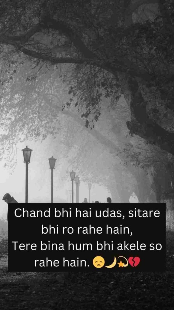 Heart Touching Sad Shayari In English | 2 Line